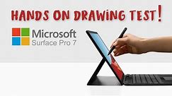 Microsoft Surface Pro 7 artists hands on first look - is it any better than the Pro 6 for artists?