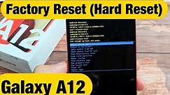 Galaxy A12: How to Factory Reset (Hard Reset)