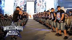 An army of John Cenas make their WrestleMania entrance: WrestleMania 25