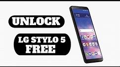 How to unlock LG Stylo 5