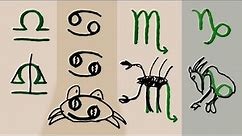 ♋ Where do Zodiac Symbols Come From? 12 Signs and their Origin