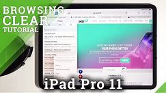 How to Clear Browsing History in iPad Pro 11 - Remove Visited Pages & Saved Passwords