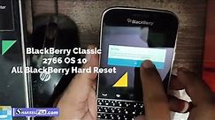All BlackBerry Hard Reset/Password Unlock | BlackBerry Classic - 2766 OS 10 Password Unlock