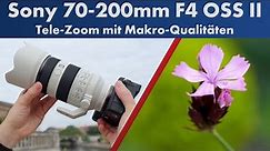 Sony FE 70-200 mm f/4 G OSS II Macro | Makro-Tele-Zoom-objektiv im Test [Deutsch]