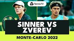 Jannik Sinner vs Alexander Zverev EPIC Match Highlights | Monte-Carlo 2022