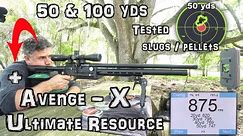 Air Venturi Avenge-X .22 (ULTIMATE Resource & Owner's Guide) Review + 50 & 100 Yards Tested + Tunes
