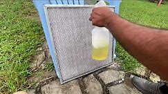 How to clean reusable electrostatic home ac air filter for $1