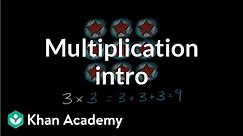 Intro to multiplication | Multiplication and division | Arithmetic | Khan Academy