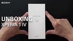 Unboxing: Sony Xperia 1 IV