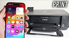 How To Print From iPhone To Canon Printer - Full Guide