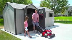 Lifetime 17.5' x 8' Outdoor Storage Shed | Model 60214 | Features & Benefits Video