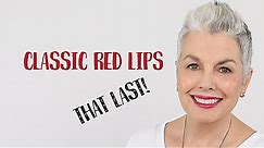 Classic Red Lipstick: Techniques for older women, help stop feathering and fading!