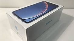 iPhone XR 64GB Blue (Dual sim/dual standby) unboxing and setup