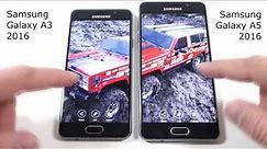 Samsung Galaxy A3 2016 versus Samsung Galaxy A5 2016