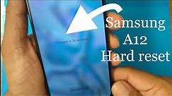 Samsung A12 Hard Reset - How To Remove Password