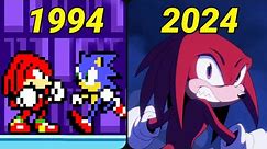 The evolution of KNUCKLES Boss Battles (1994-2024)