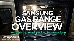 Samsung 30" Stainless Steel Front Control Slide-In Gas Range | Overview (NX60T8711SS)