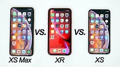 iPhone XR vs iPhone XS vs iPhone XS Max Full Comparison!