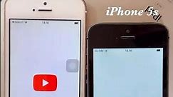 iPhone 5s vs iPhone se 2016 - youtube Shorts