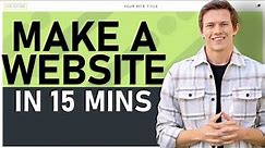 How To Build A Website in 15 Minutes (Squarespace Tutorial 2024)
