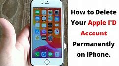 how to delete your apple id account permanently