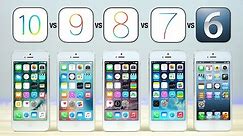 iOS 10 vs iOS 9 vs iOS 8 vs iOS 7 vs iOS 6 on iPhone 5 Speed Test!