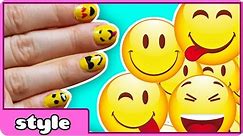 Easy Emoji Nail Art! | DIY Emoji Nails Tutorial