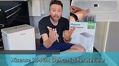 FINDING THE BEST DEHUMIDIFIER - Hisense 35-Pint Dehumidifier Review