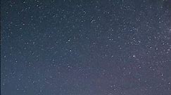 Starry Night Sky Time Lapse
