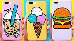 DIY PHONE CASES (Food-inspired) | Customizing Phone Cases