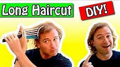 DIY Men's 6 Inch Long Haircut - One Year's Hair Growth