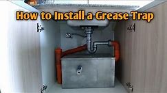 DIY | How to install a Grease Trap