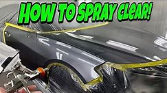 Car Painting: How to Spray the BEST LOOKING Clearcoat!