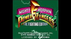 [SNES] Mighty Morphin Power Rangers - The Fighting Edition - Title