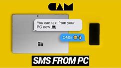 SMS from PC - Win10 send + receive text messages on your Computer 2019