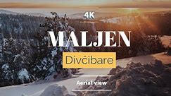 4K The Beauty of Maljen Mountain in Winter: Aerial Tour of Divcibare