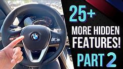 25+ MORE HIDDEN Features, Functions & Tricks on BMWs! PART 2!