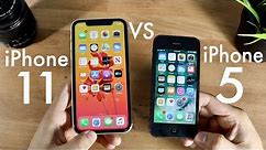 iPhone 11 Vs iPhone 5! (Comparison) (Review)