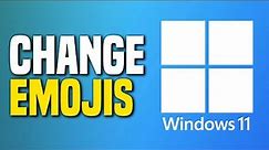 How To Change Windows 11 Emojis (EASY!)