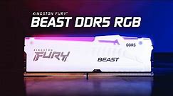 DDR5 RGB Memory with speeds up to 6000MT/s – Kingston FURY Beast DDR5 RGB