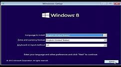 Windows 8 Installation and Configuration