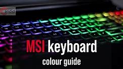 How to change MSI laptop's keyboard colour? | Candid.Technology