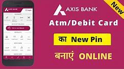 axis bank atm card pin generation online 2021 | axis bank new debit card activation online |