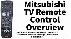 Mitsubishi TV Remote