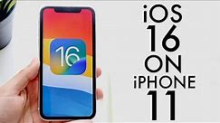 iOS 16 On iPhone 11! (Review)