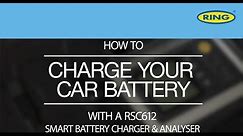 How to Charge a Car Battery with a Ring RSC612 Smart Charger
