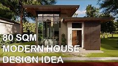 80 SQM MODERN HOUSE DESIGN | Konsepto Designs