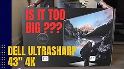 Dell Ultrasharp 43" 4K Monitor Review - U4320Q Is it too BIG for average person ?
