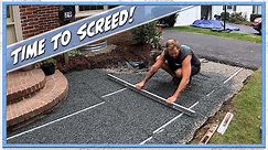 How To Screed For a Paver Walkway (DIY)