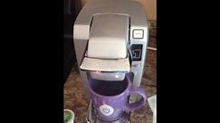 Keurig K15 coffee brewing review and instructions